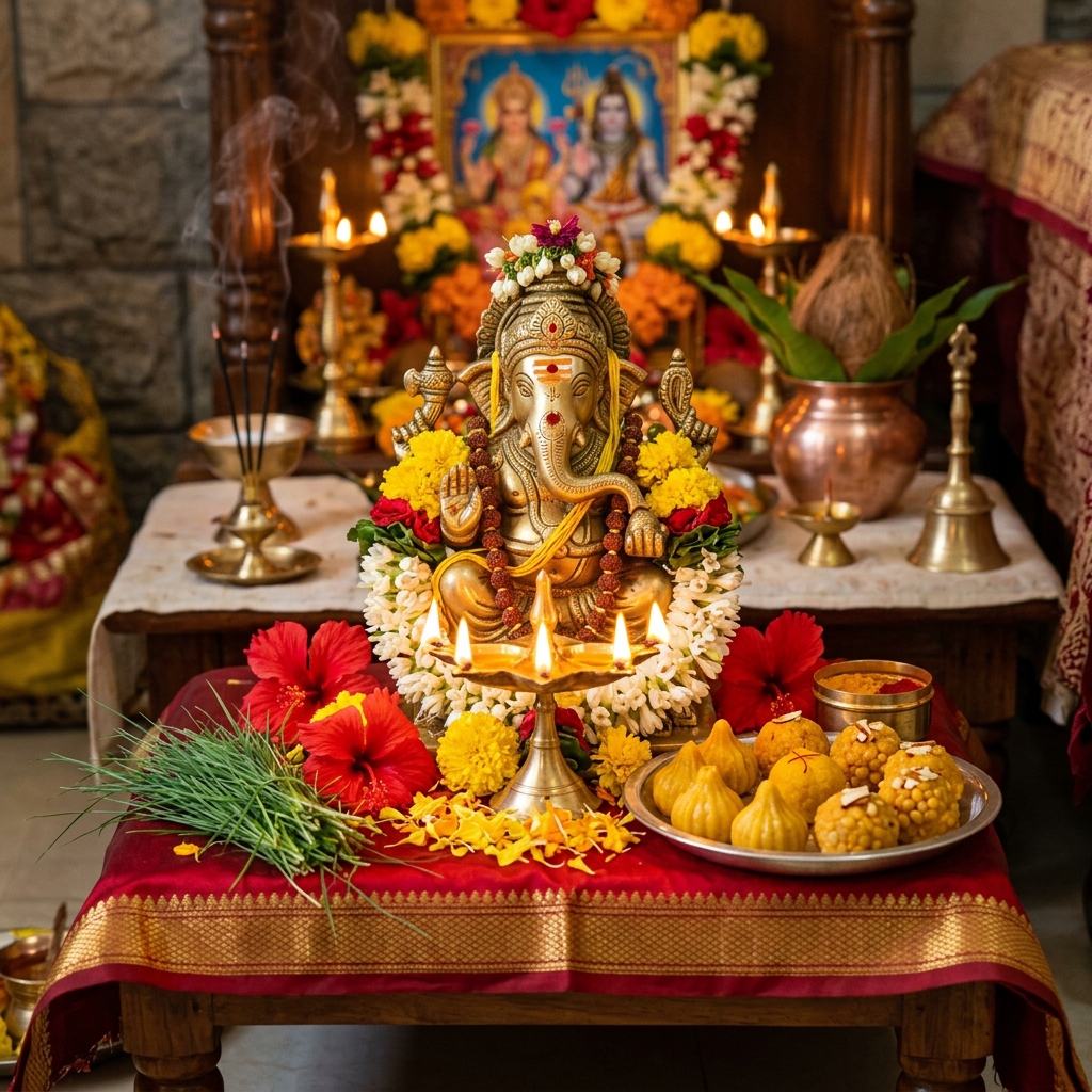 Ganesh Puja & Ganapati Atharvashirsha by Hindi Pandit in Bangalore