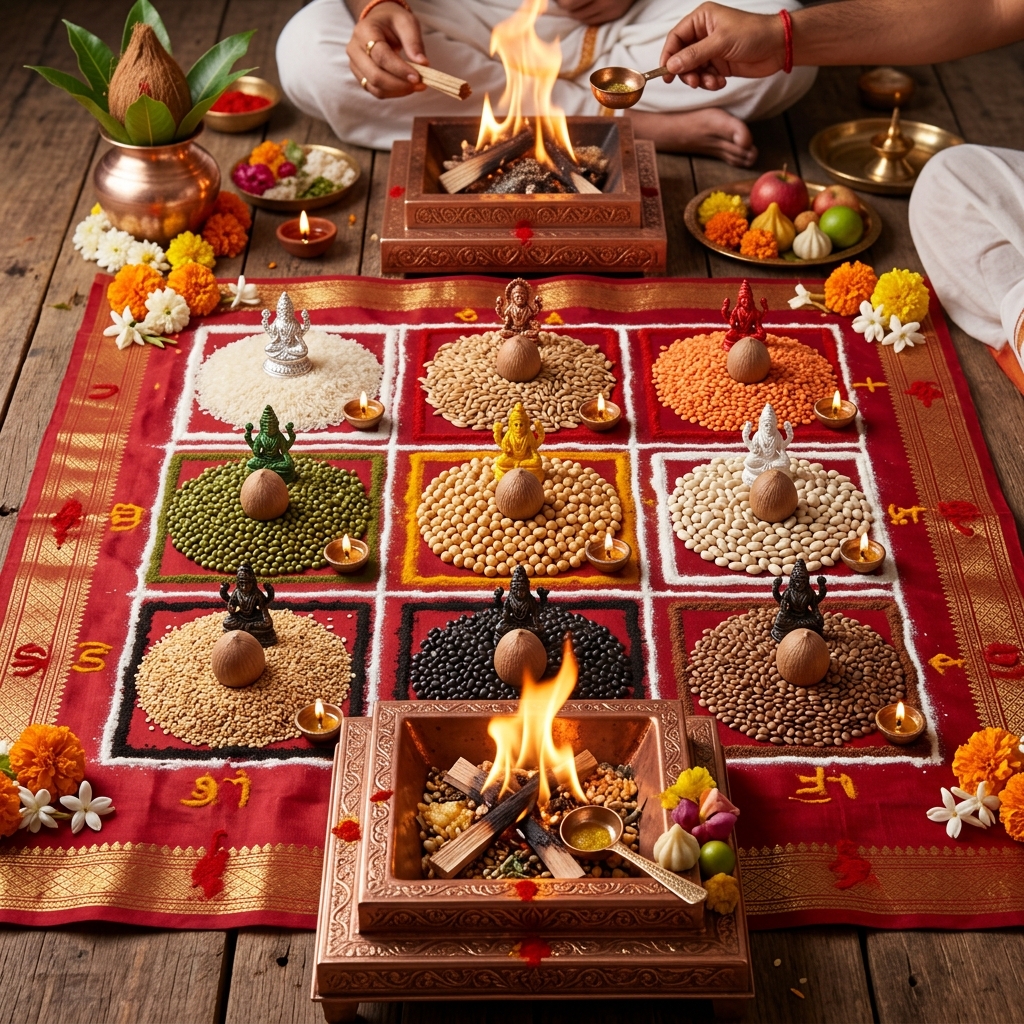 Navagraha Shanti Puja & Havan by Hindi Pandit in Bangalore